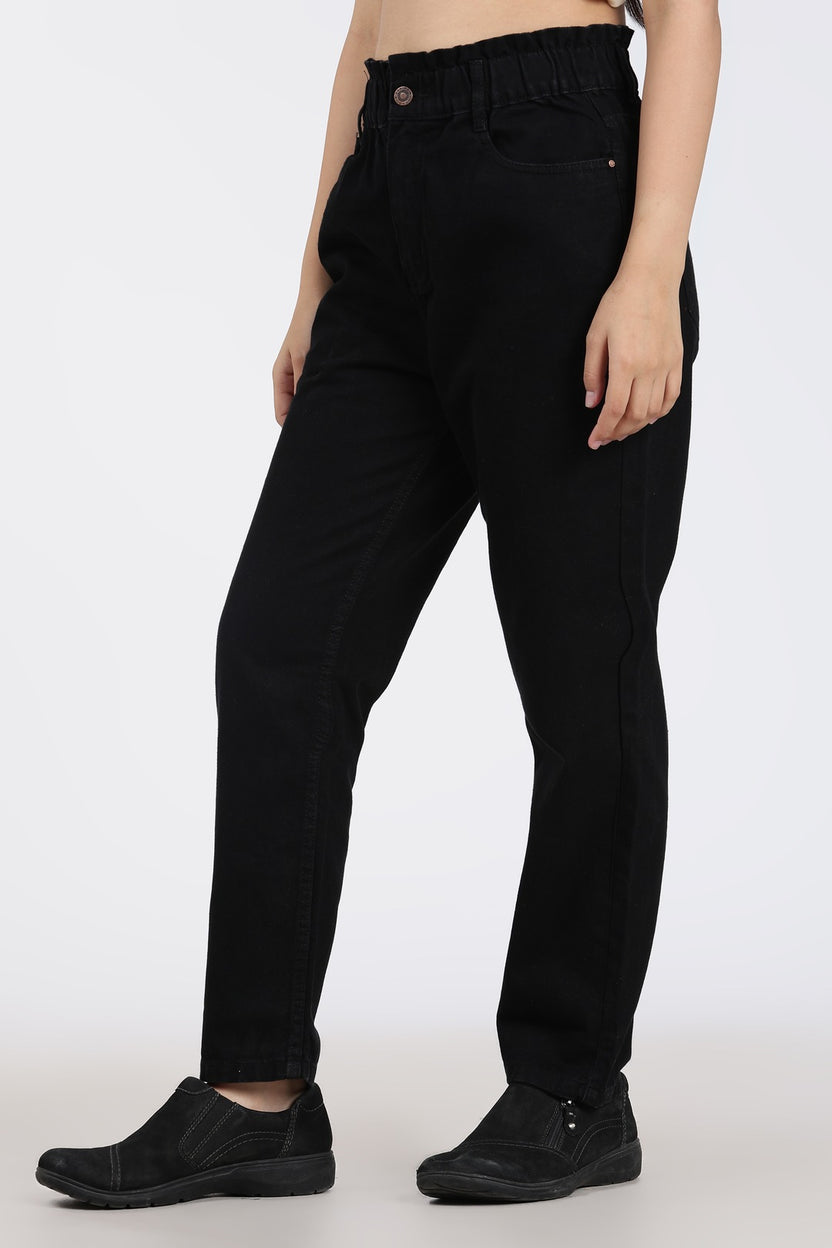 Black Regular Fit 5 Pocketed Jeans - Image 2