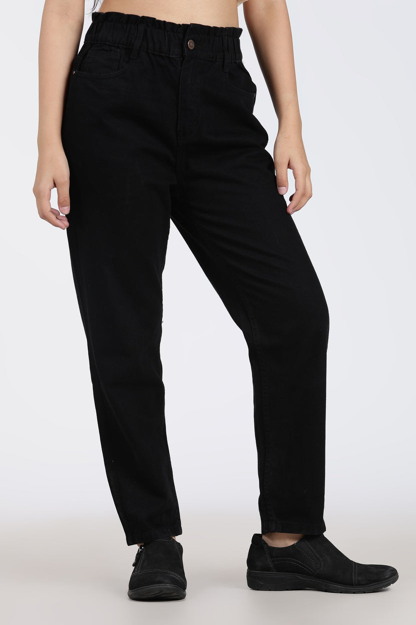 Black Regular Fit 5 Pocketed Jeans - Image 3