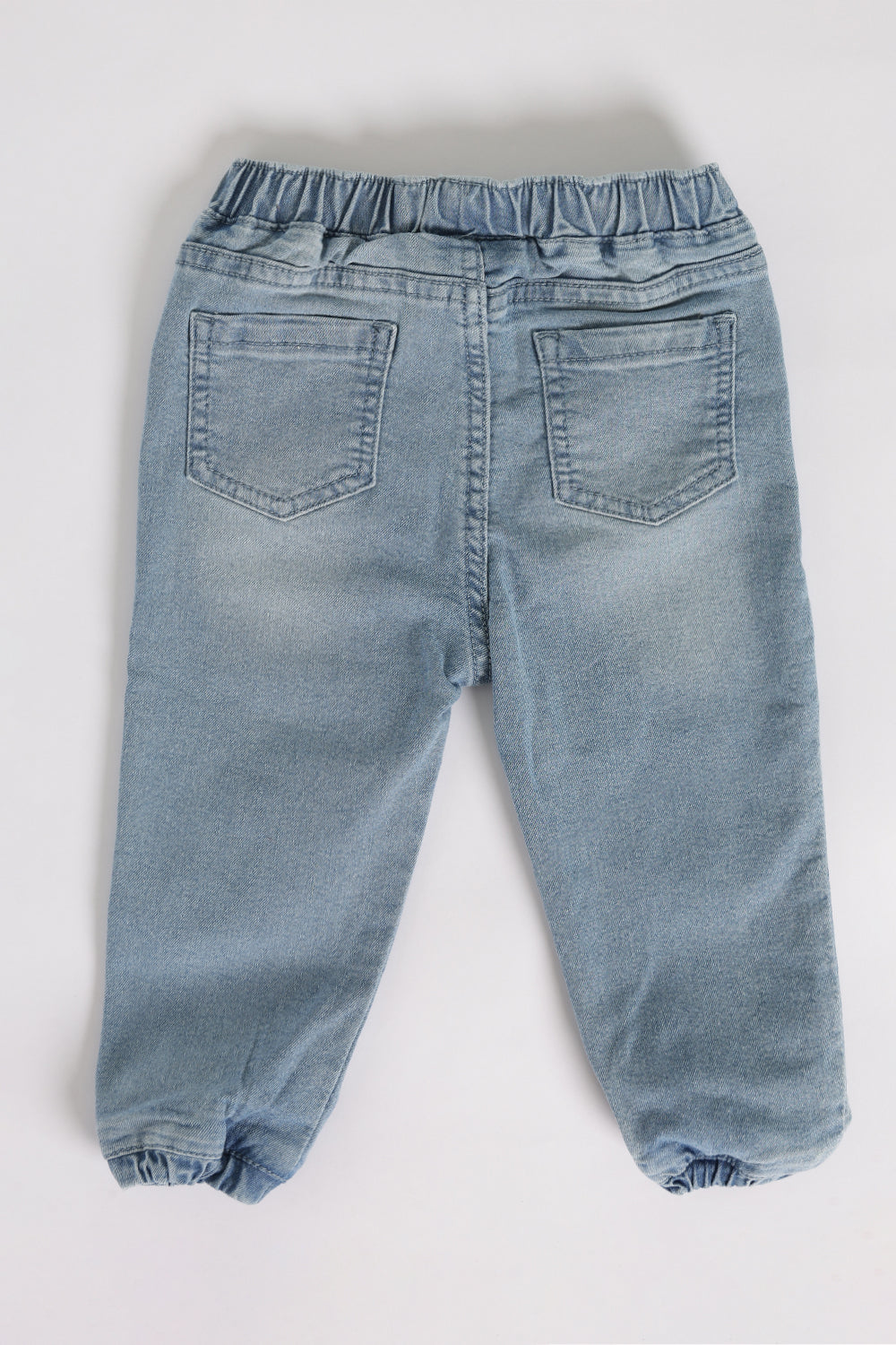 Blue Loose Fit Jeans With 4 Pocket For Infant Boys - Image 3