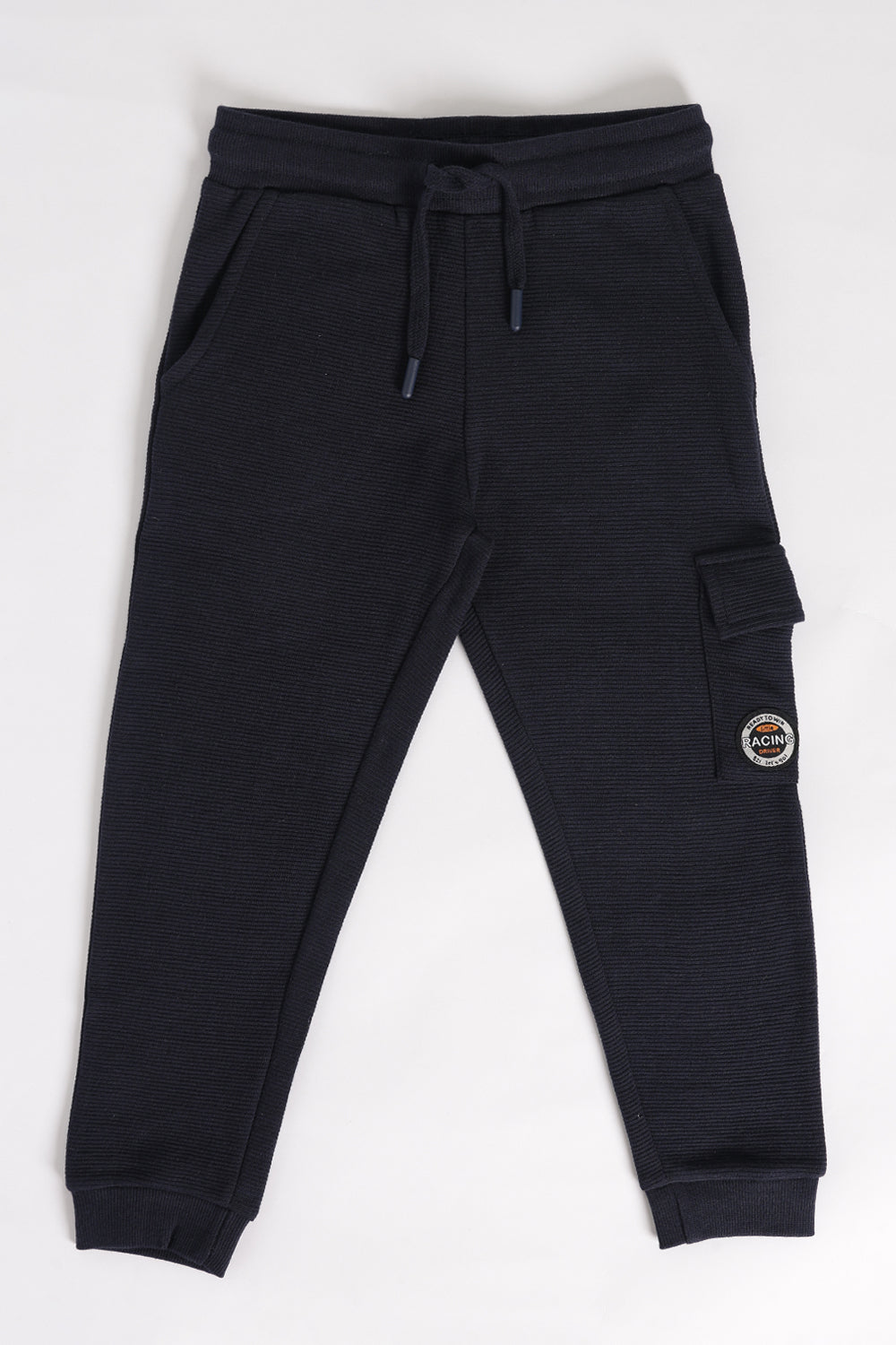 Navy Regular Fit Jogger With 3 Pocket For Boys - Image 2