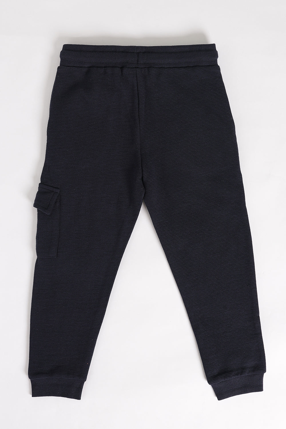 Navy Regular Fit Jogger With 3 Pocket For Boys - Image 3