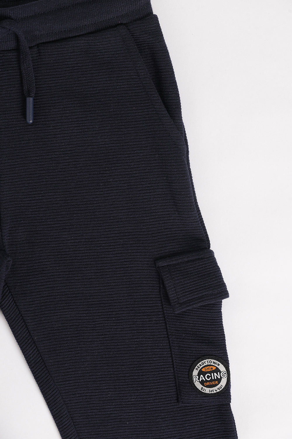 Navy Regular Fit Jogger With 3 Pocket For Boys - Image 4