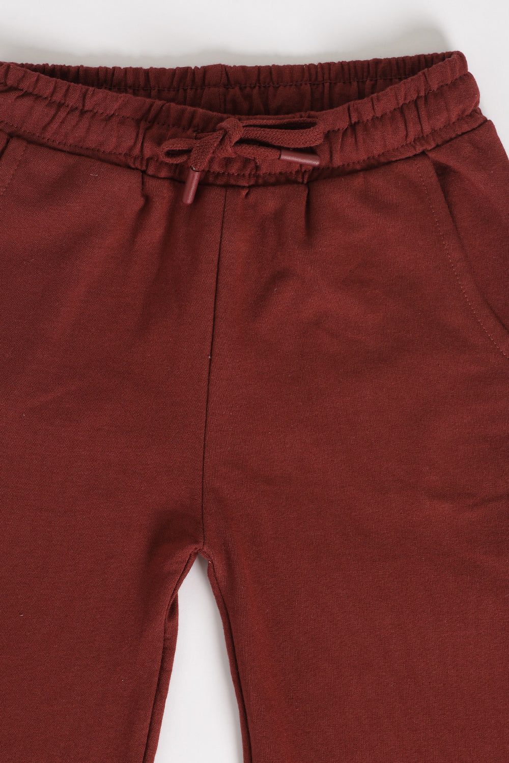 Maroon Flared Fit Jogger With 2 Pocket For Girls - Image 5
