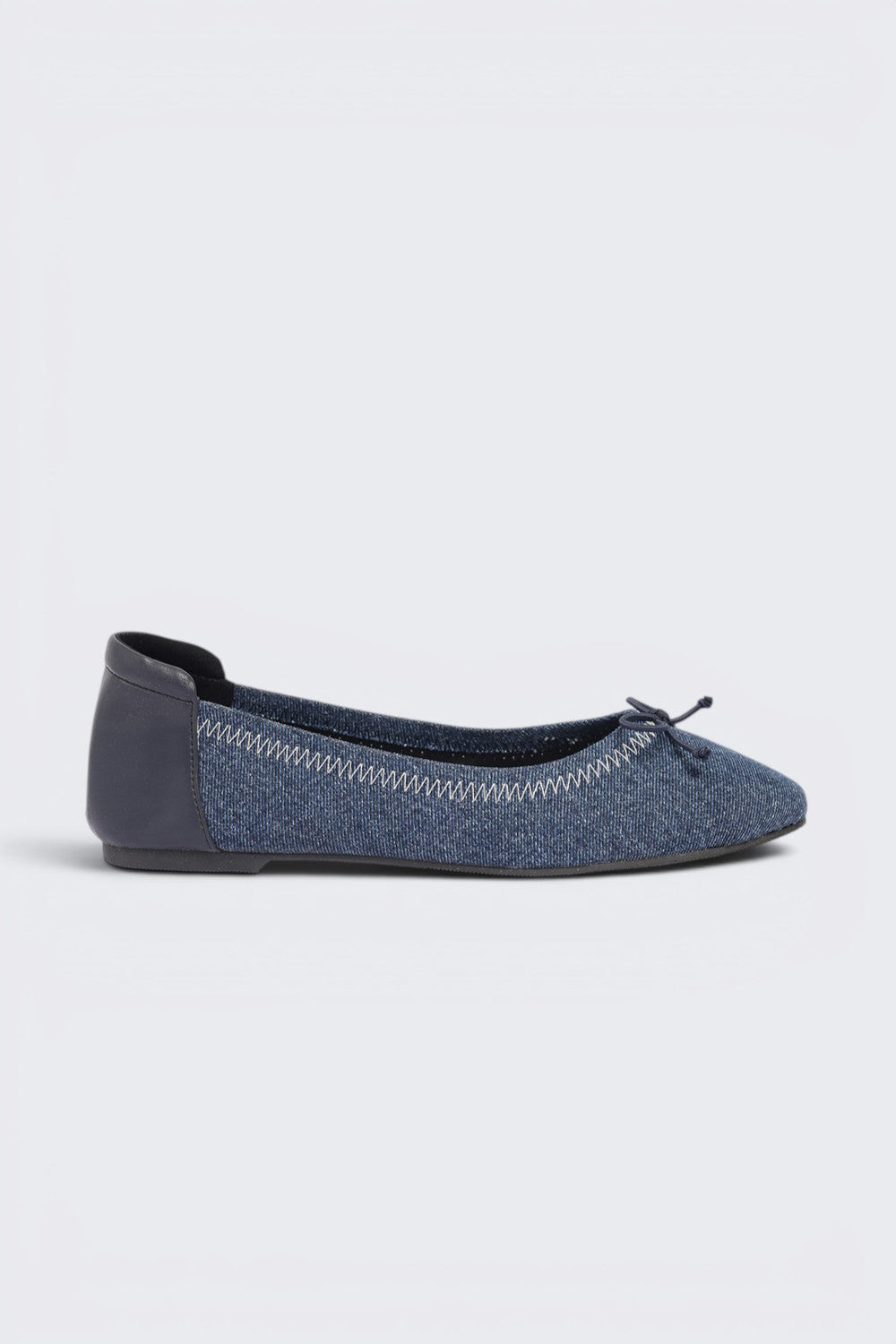 Blue Denim Ballerina For Women - Image 2