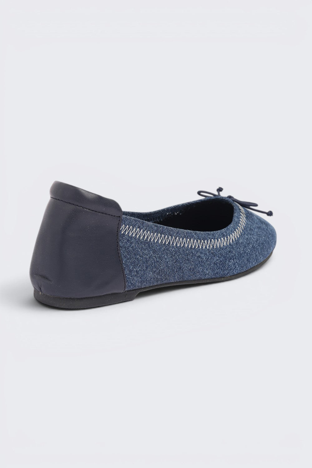 Blue Denim Ballerina For Women - Image 3