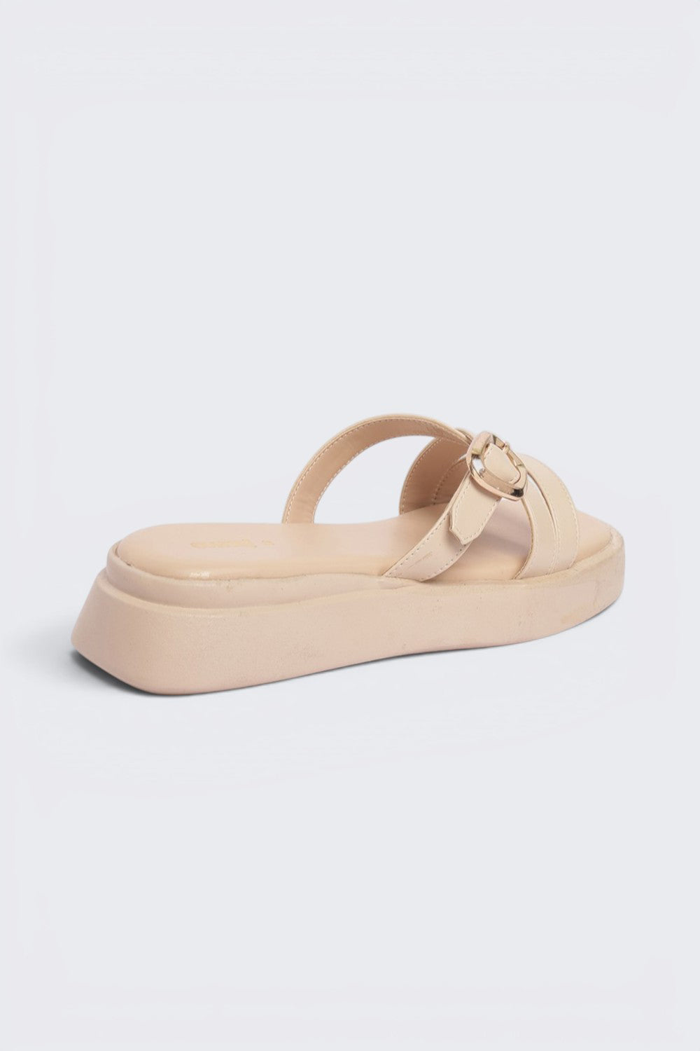 Beige Open Toe Sandal For Women - Image 3