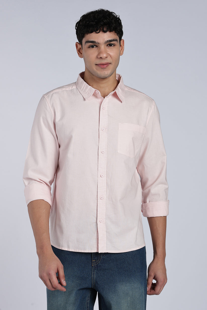 Mens Regular Pink Shirts - Image 2