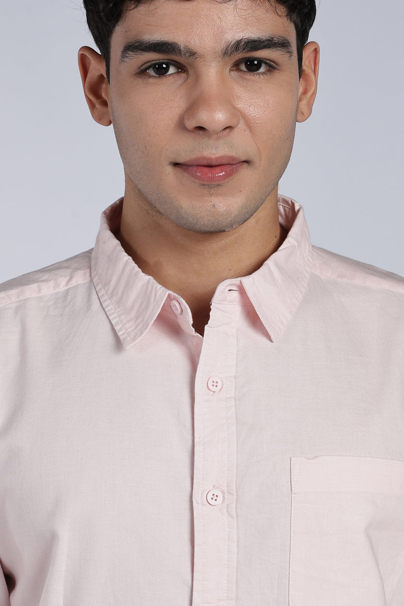 Mens Regular Pink Shirts - Image 3