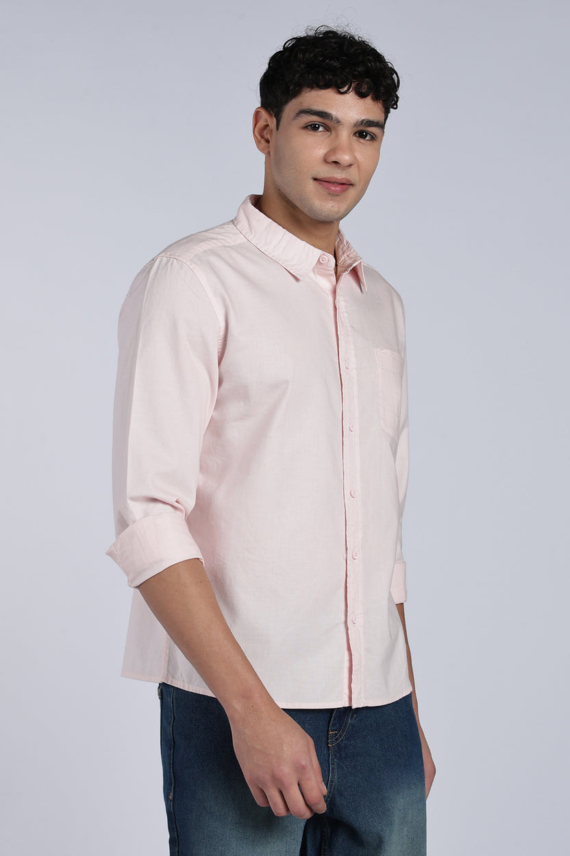 Mens Regular Pink Shirts - Image 4