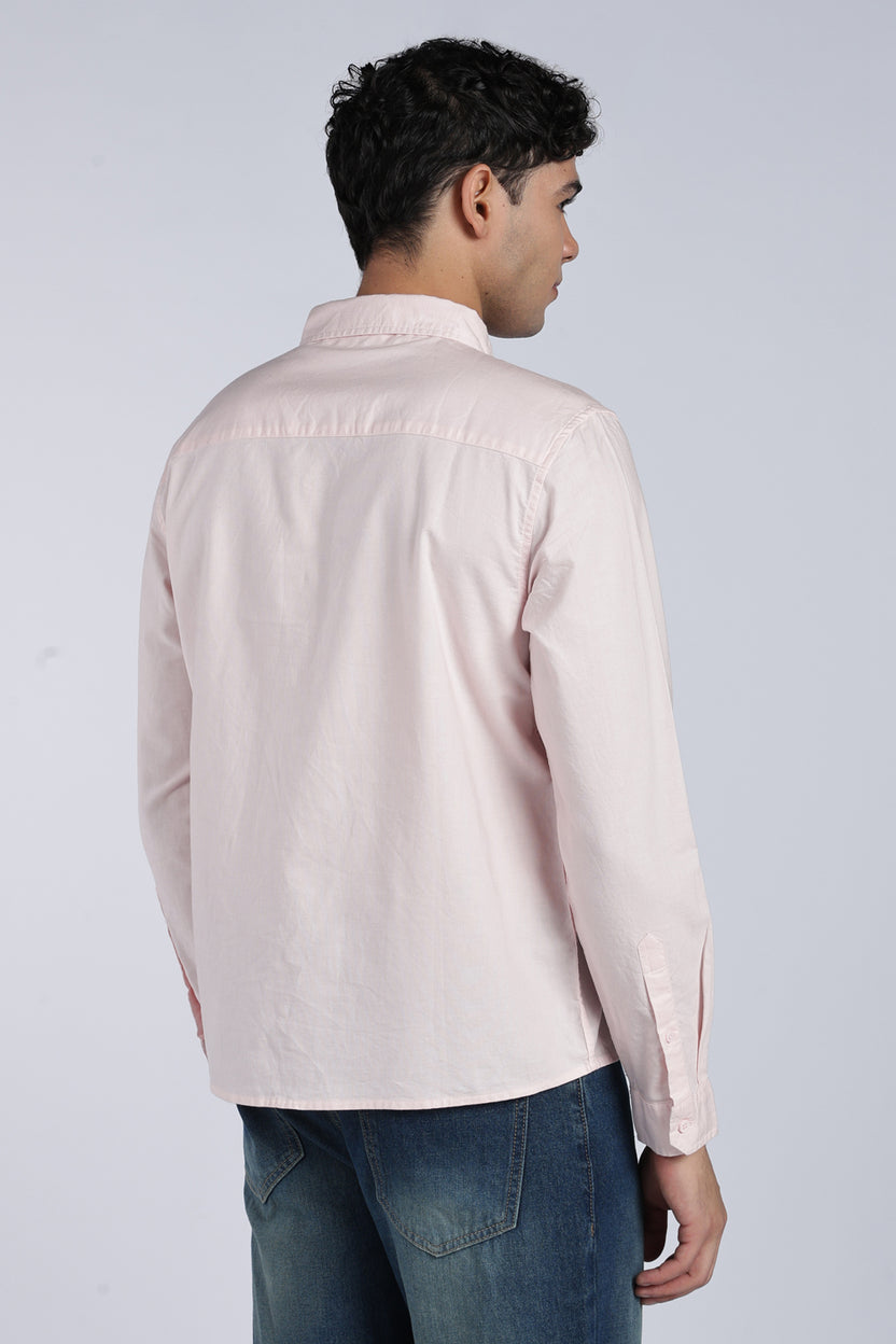 Mens Regular Pink Shirts - Image 5