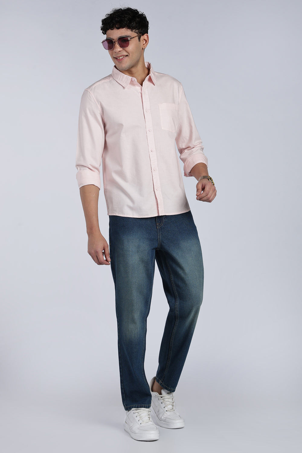 Mens Regular Pink Shirts - Image 6