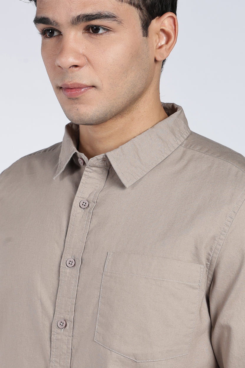 Mens Regular Khaki Shirts - Image 3