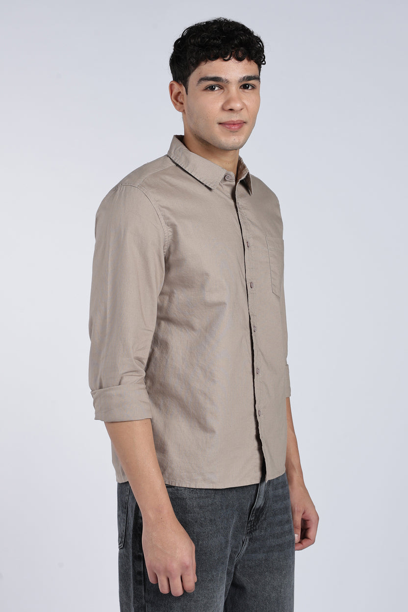 Mens Regular Khaki Shirts - Image 4