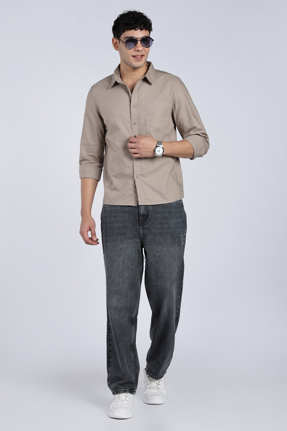 Mens Regular Khaki Shirts - Image 6