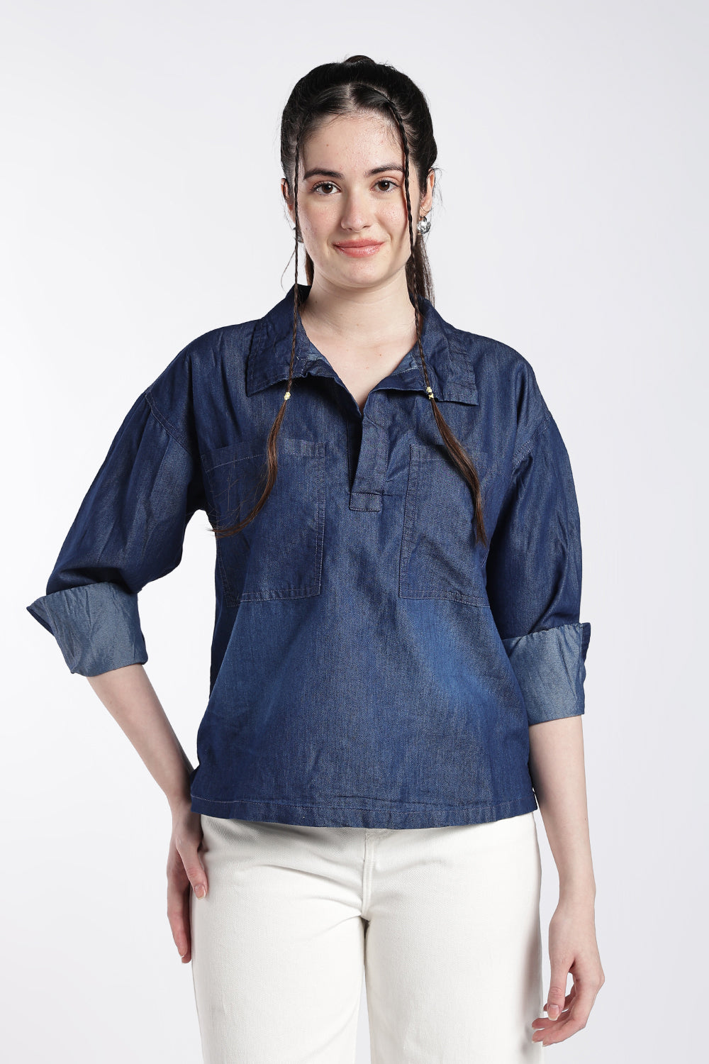 Navy Wear Regular Fit Top For Women - Image 2