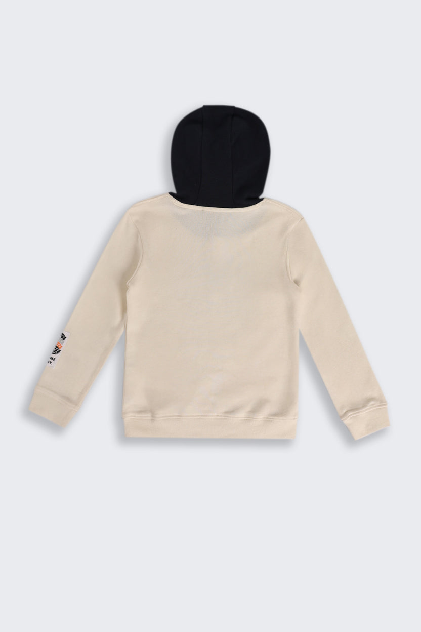 Regular Graphic Hooded Boy Sweatshirt - Image 3