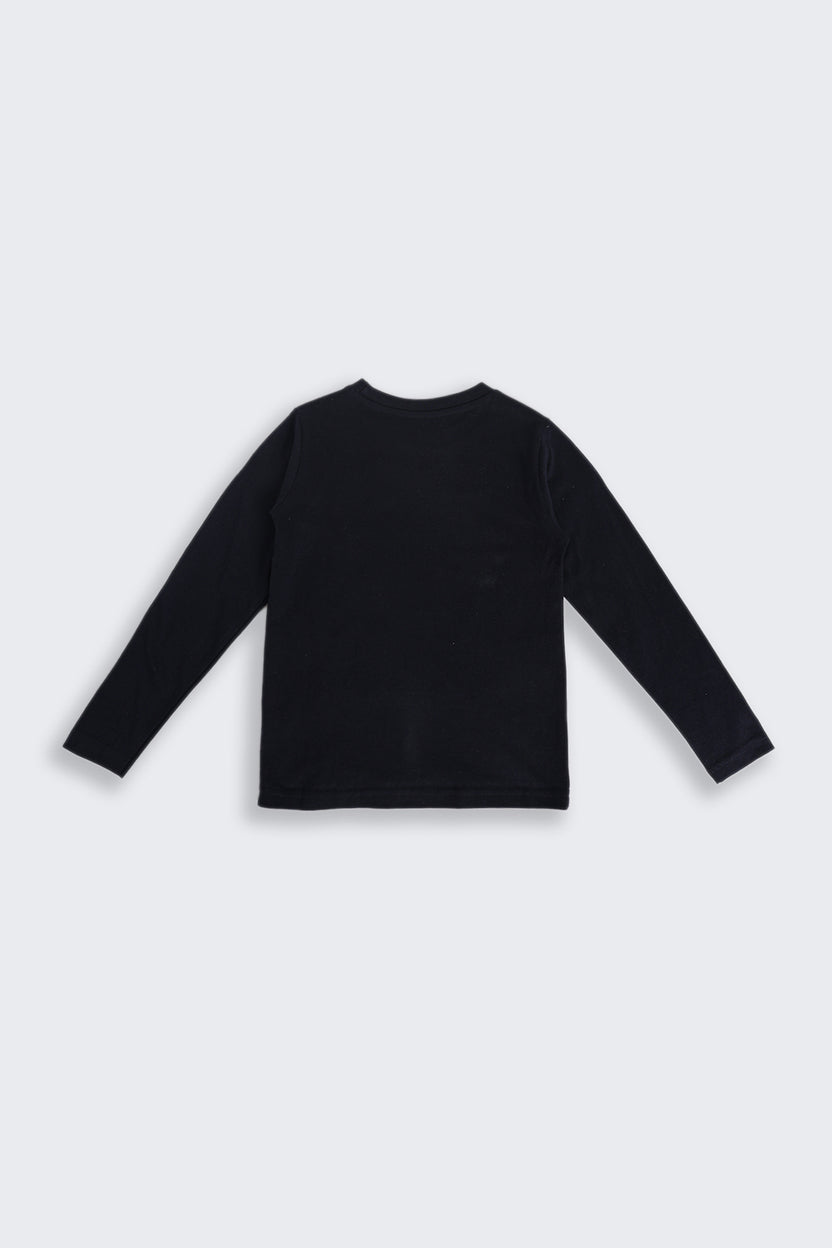 Regular Graphic Print Full Sleeve Boy T-Shirt - Image 3