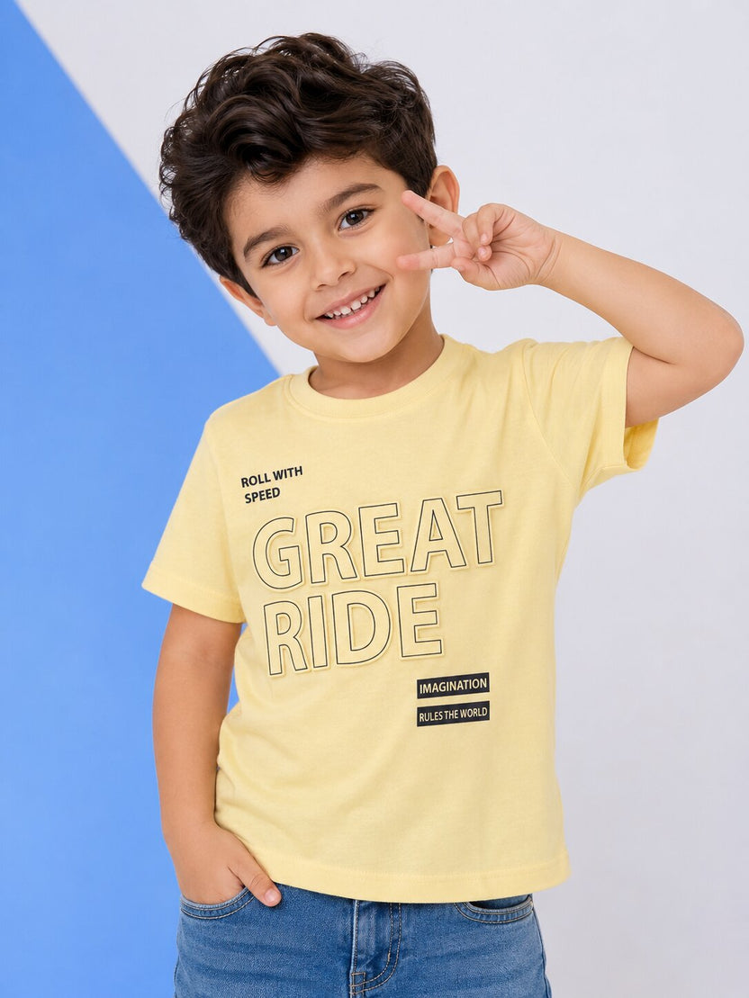 Regular Graphic Print Boy T-Shirt - Image 1