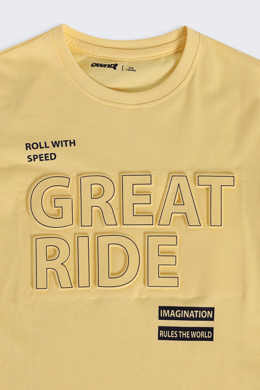 Regular Graphic Print Boy T-Shirt - Image 4