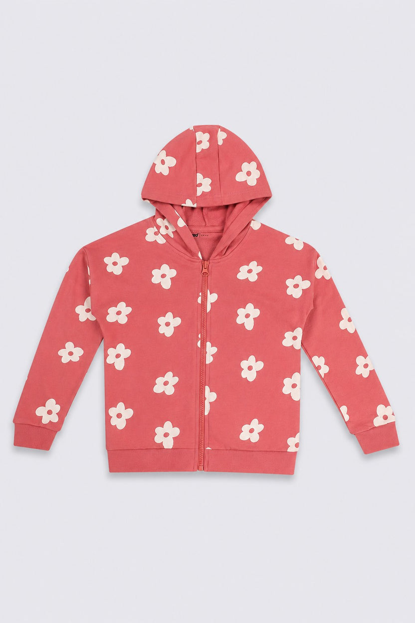 Regular All - Over Printed Girl Hoodie - Image 2