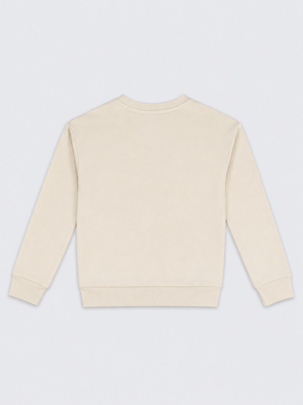 Relaxed Fit Embellished Off White Sweatshirt  For Girls - Image 3