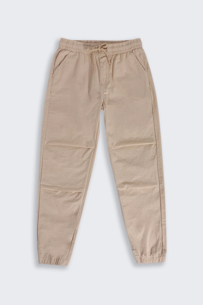 Tweens Boys Beige Essential Joggers - Image 2