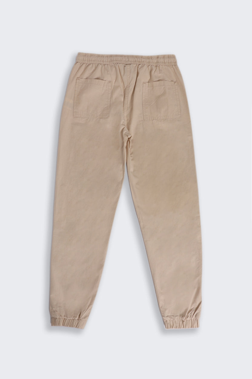 Tweens Boys Beige Essential Joggers - Image 3