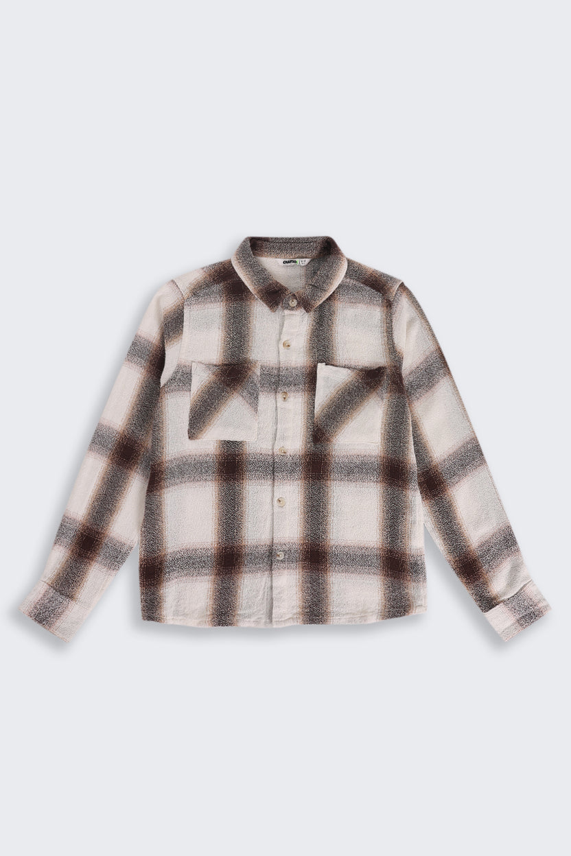 Regular Flannel Boys Shirt For Tweens Boys - Image 2