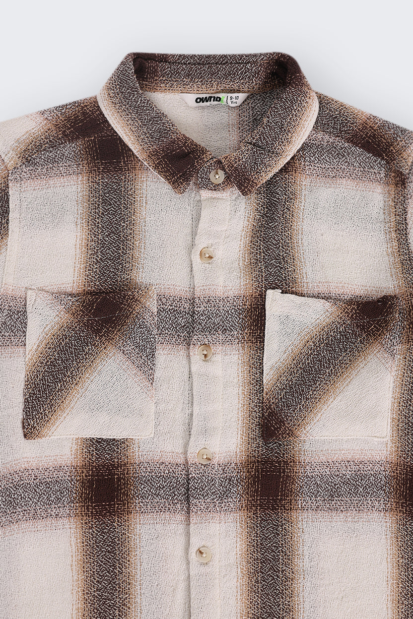 Regular Flannel Boys Shirt For Tweens Boys - Image 4