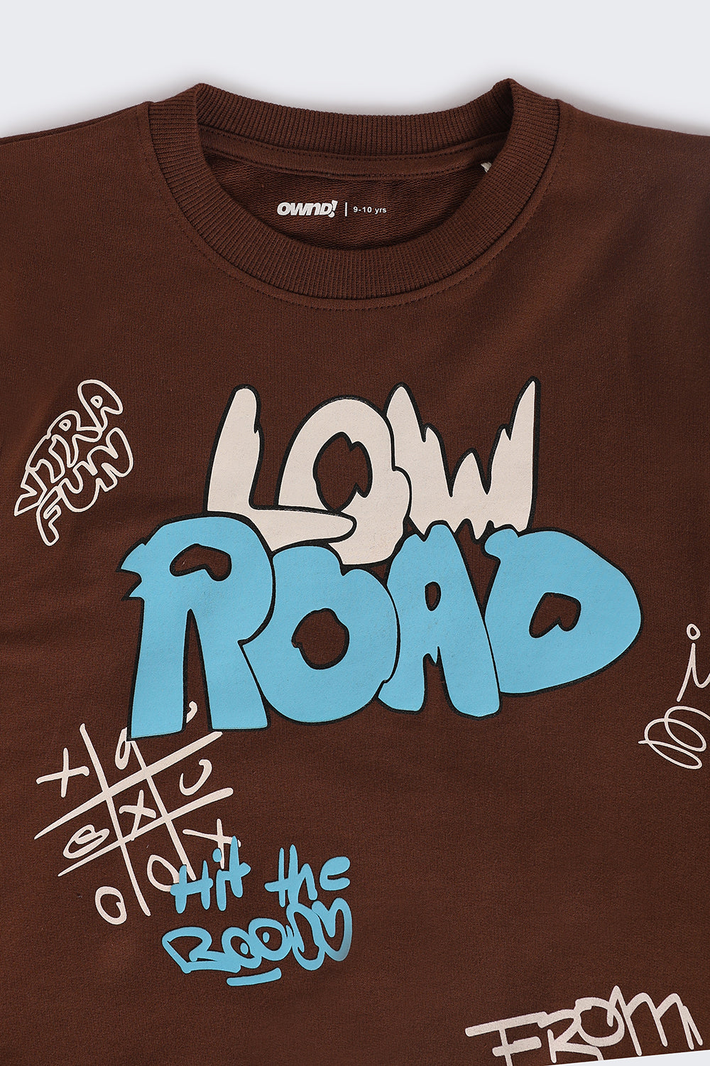 Tweens Boys Brown Graphic Regular Fit Sweatshirt - Image 4