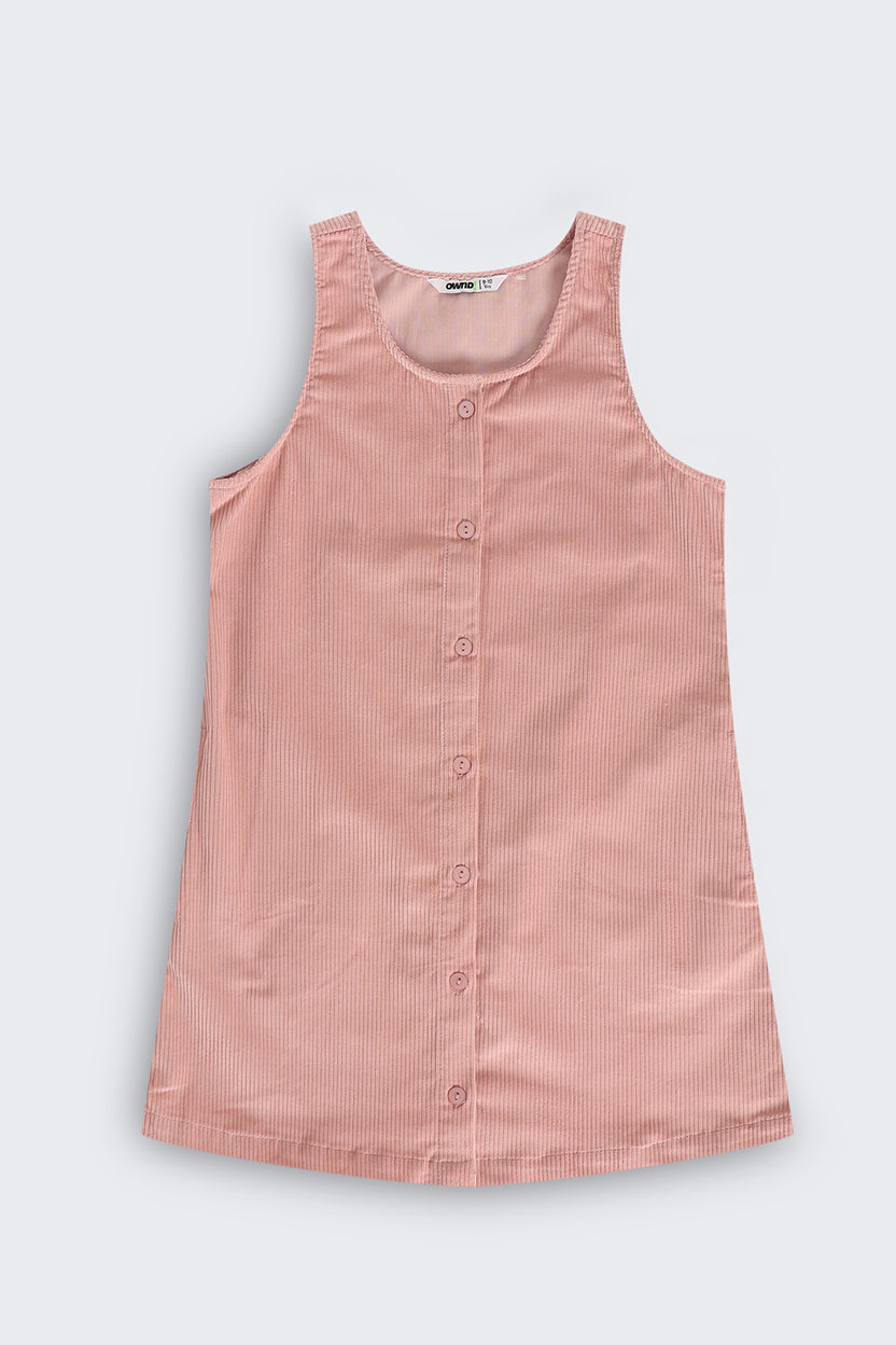 Tweens Girls Pink Wear Regular Fit Dungaree With T-Shirt - Image 5