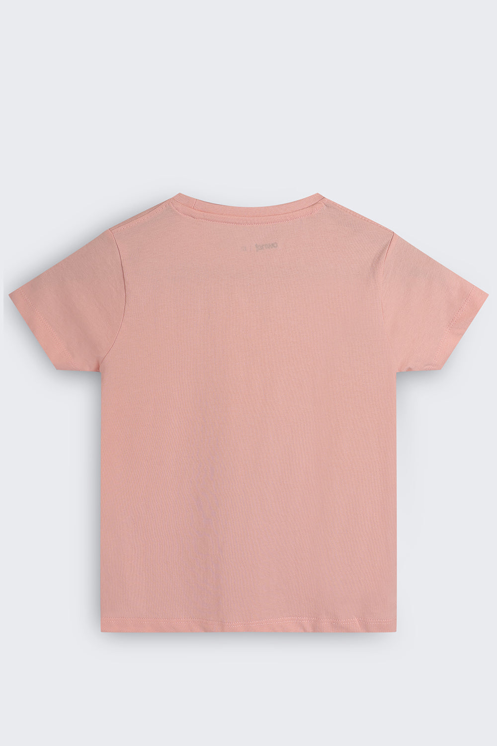 Tweens Girls Peach Graphic Regular Fit T-Shirt - Image 3