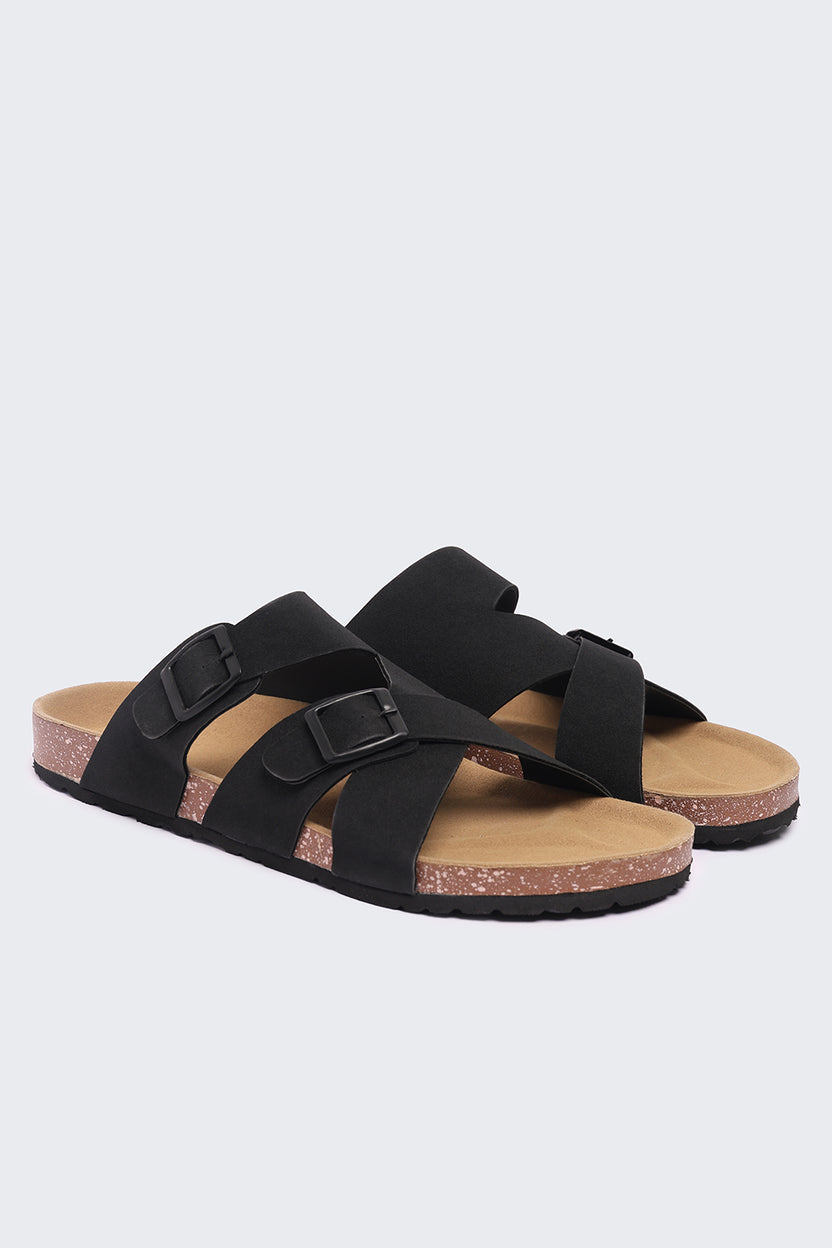 Mens Black Sandal - Image 5