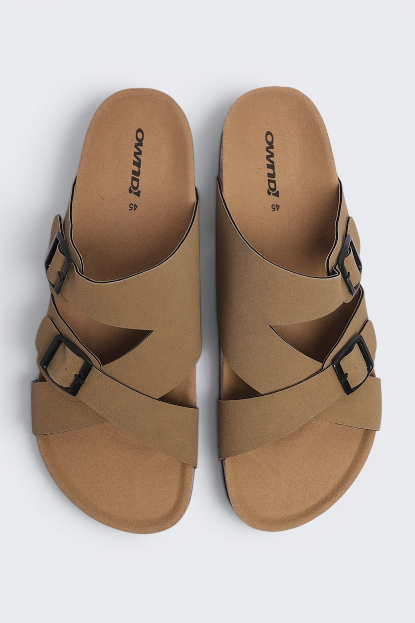 Mens Olive Sandal - Image 4