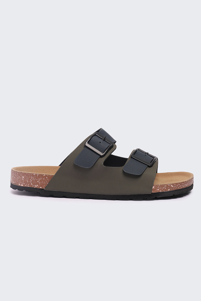 Mens Navy Flat - Image 2