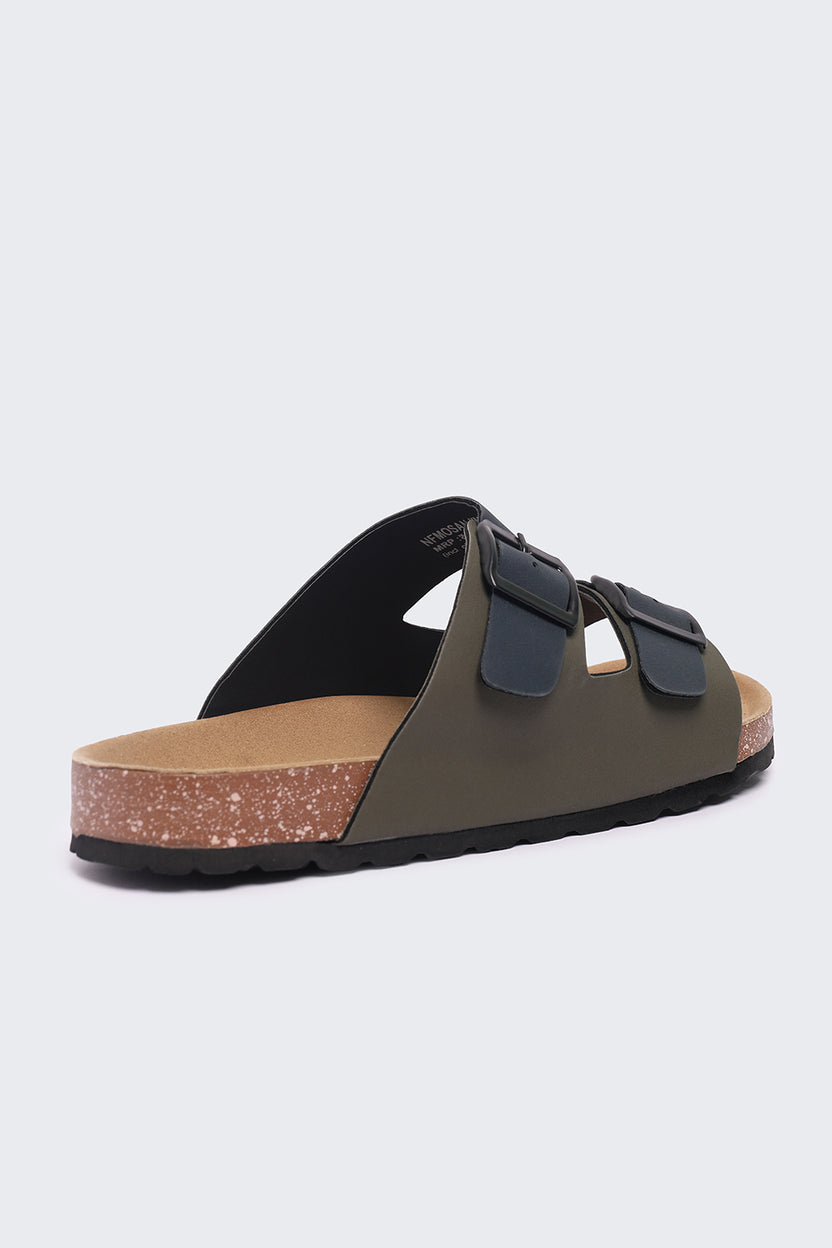 Mens Navy Flat - Image 3