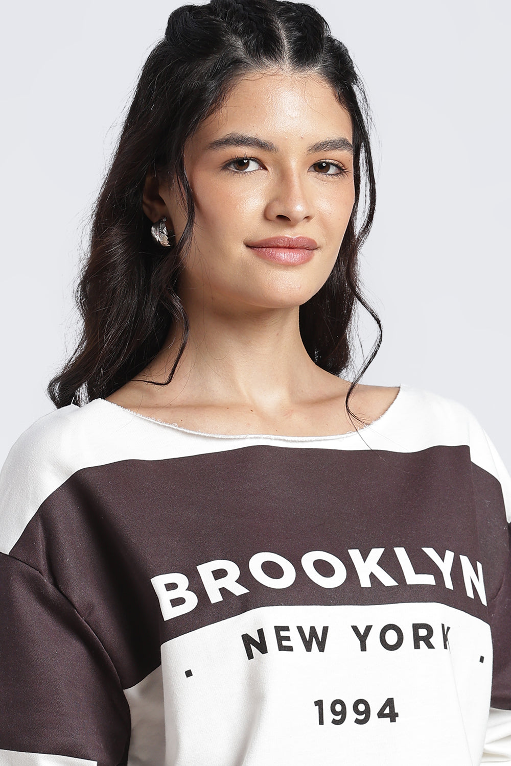 Women Brown Drop Shoulder Sleeves Regular Fit Jacket - Image 3