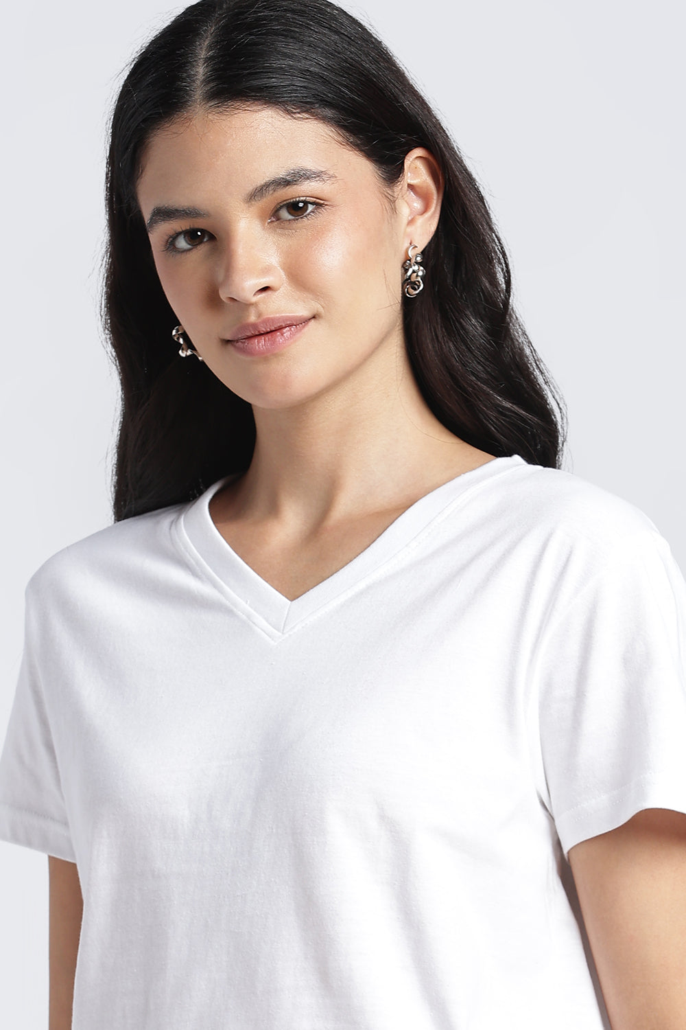 Women White Everyday Regular Fit T-Shirt - Image 3