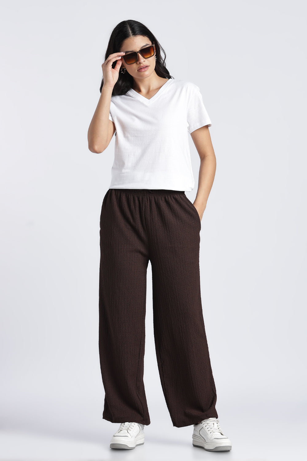 Women White Everyday Regular Fit T-Shirt - Image 6