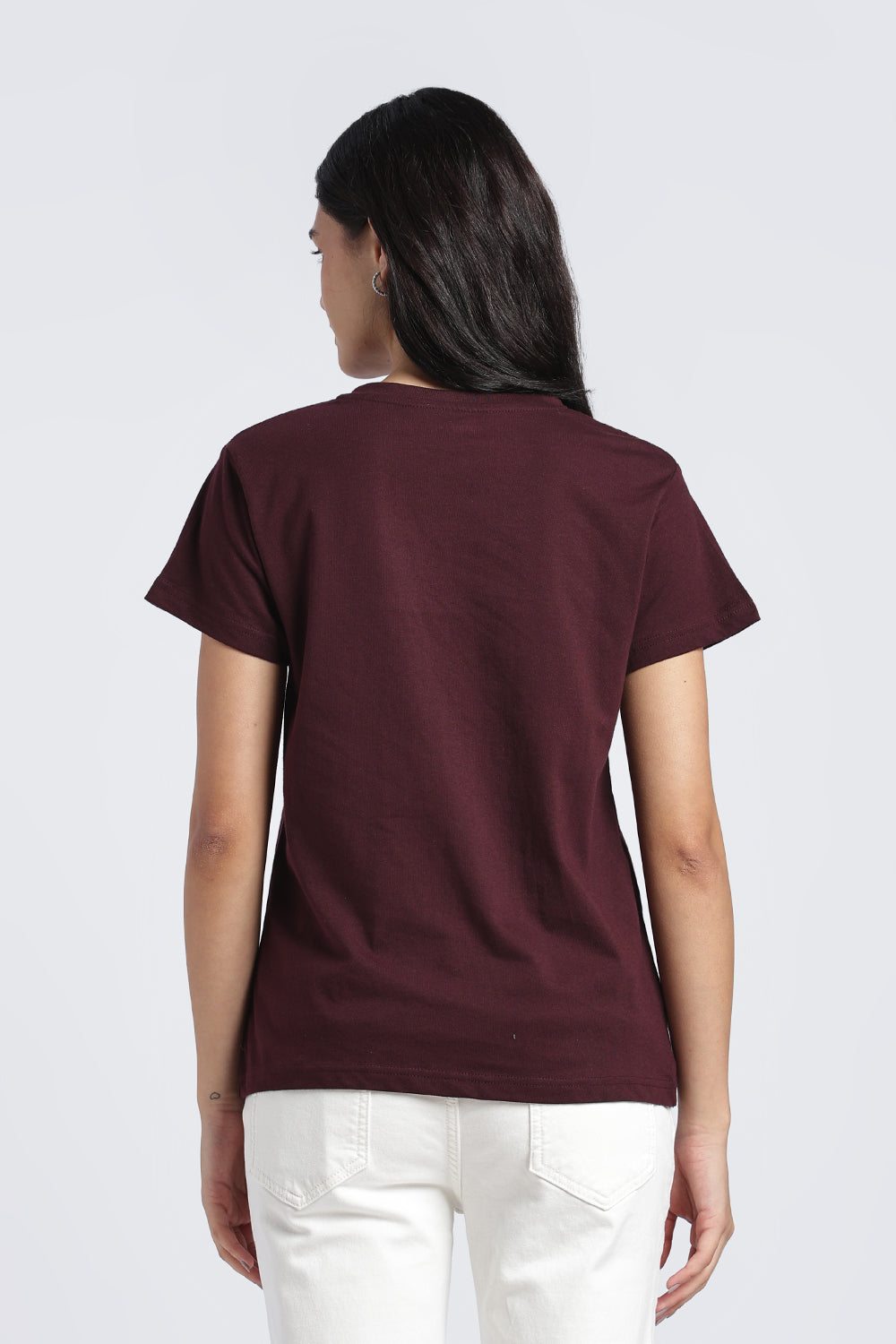 Women Red Everyday Regular Fit T-Shirt - Image 5
