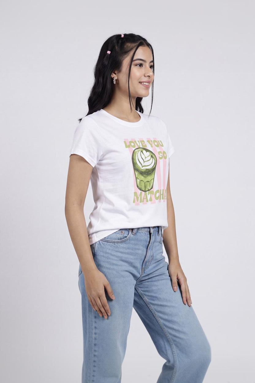 Women White Graphic Regular Fit T-Shirt - Image 4