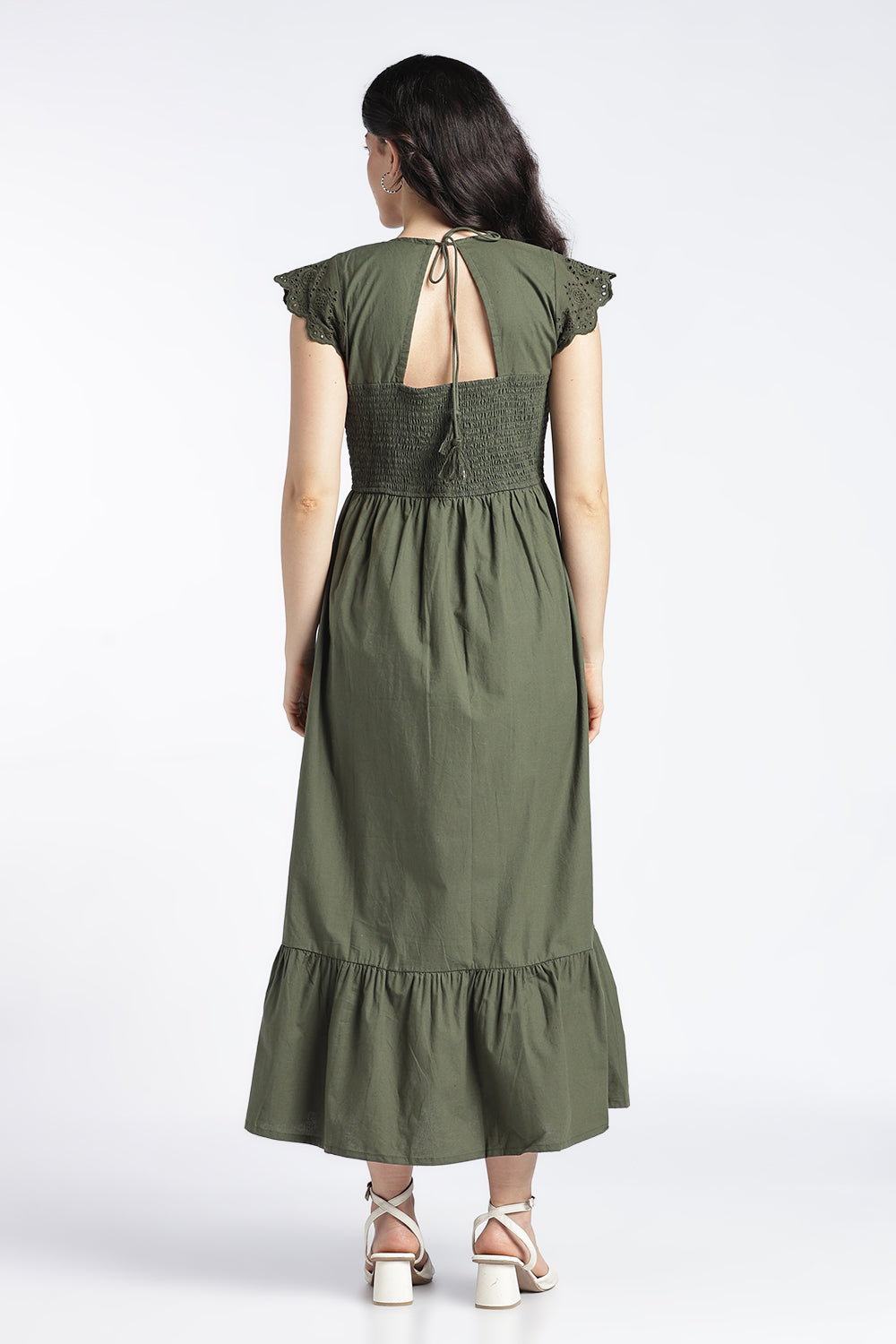 Olive Wear Flared Fit Dress For Women - Image 5