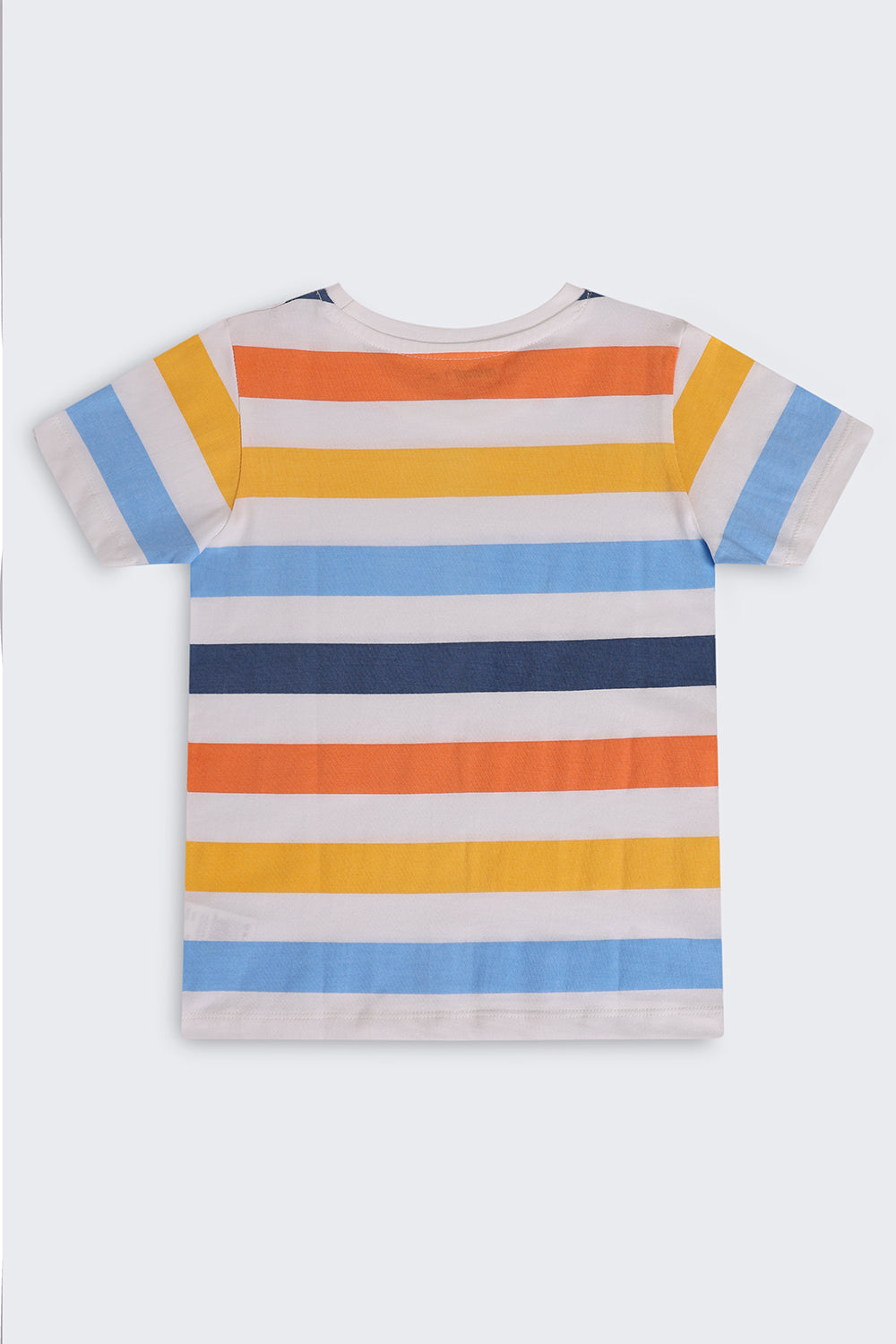 Multi Coloured Cotton Regular Fit T-Shirt For Boys - Image 3