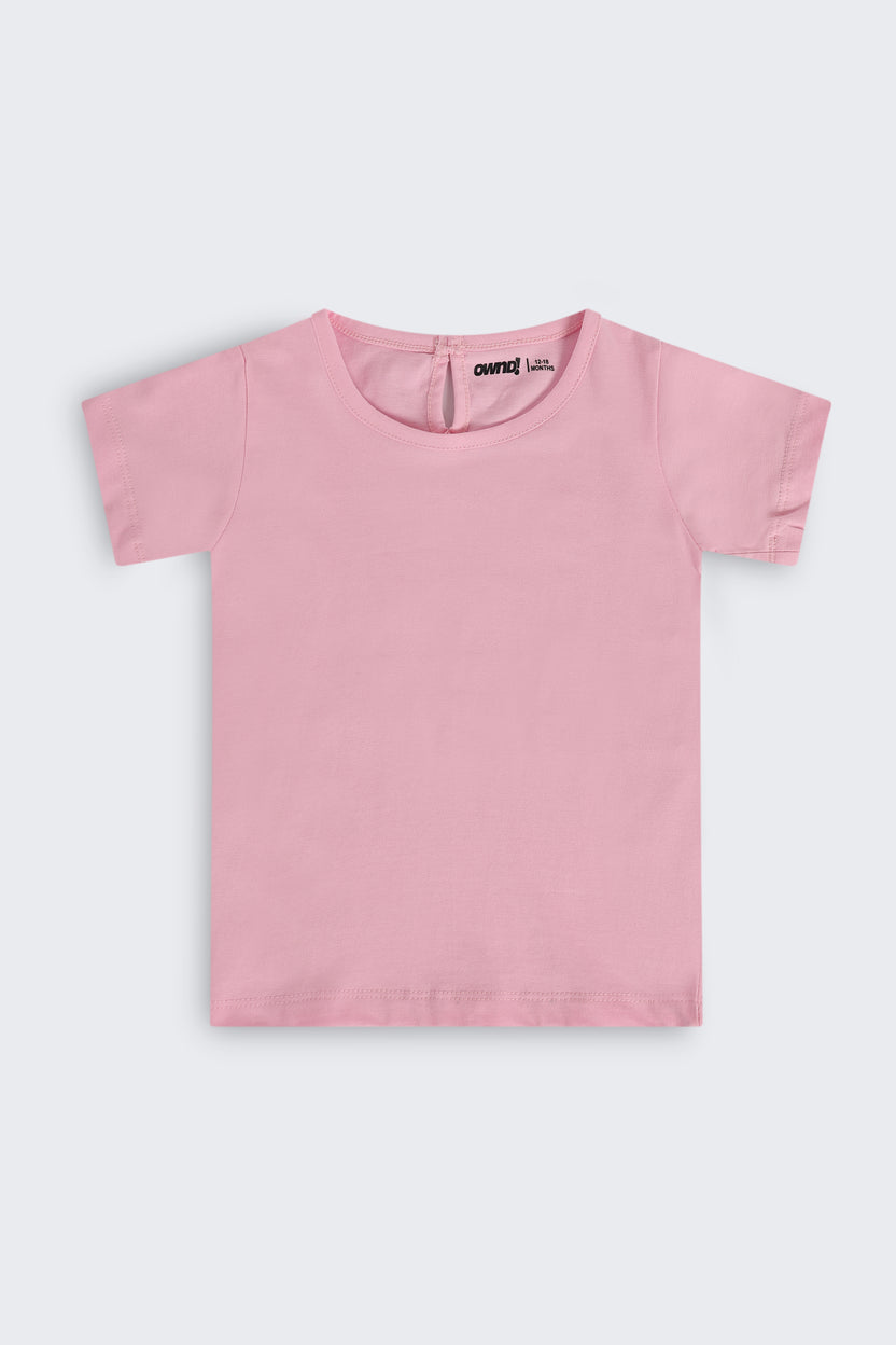 Blue Wear Regular Fit Dungaree and T-Shirt For Infant Girls - Image 3