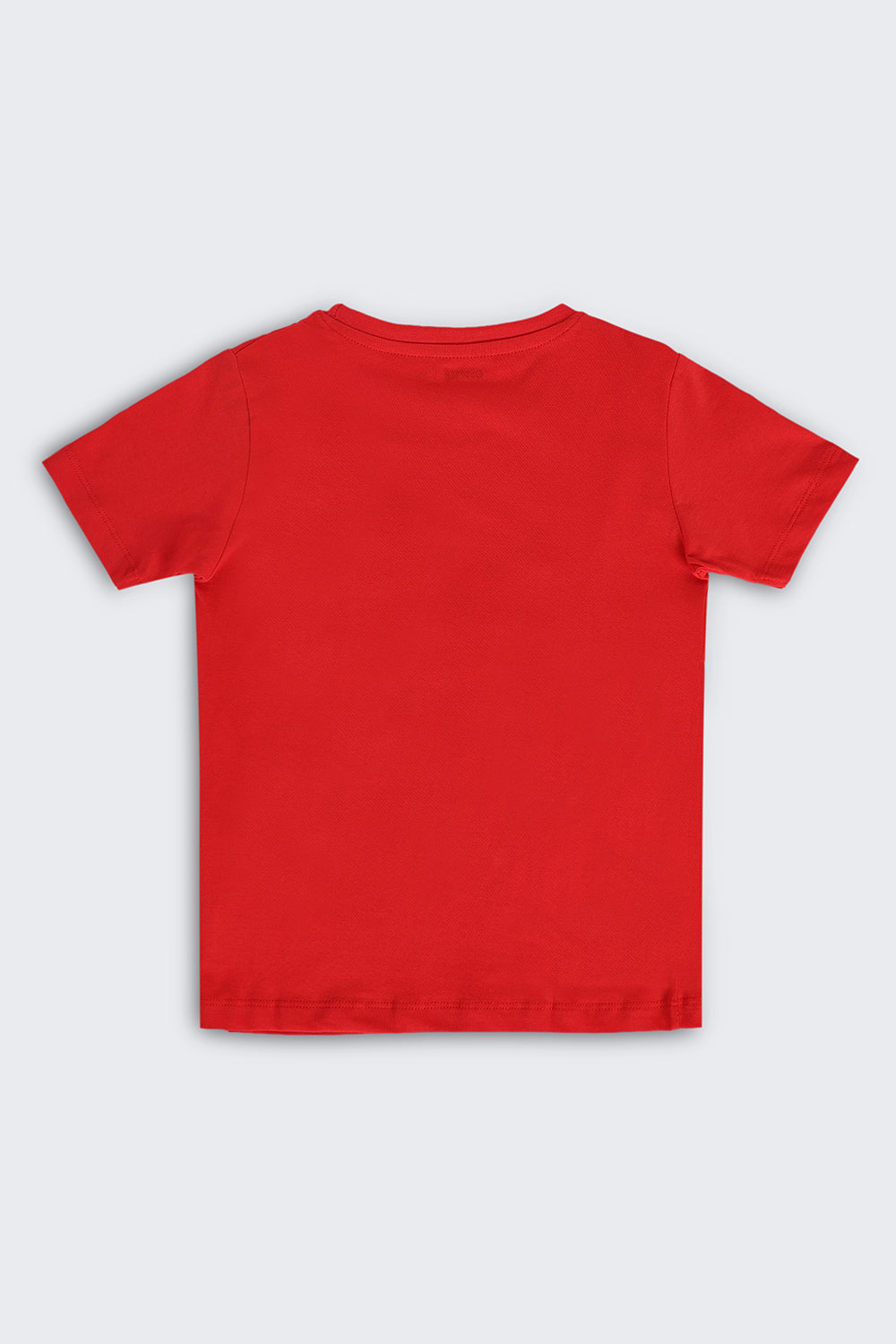 Red Cartoon Regular Fit T-Shirt For Boys - Image 3