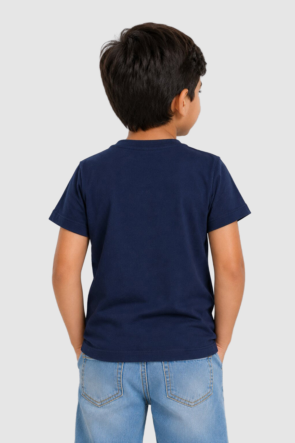 Navy Cars Regular Fit T-Shirt For Boys - Image 4