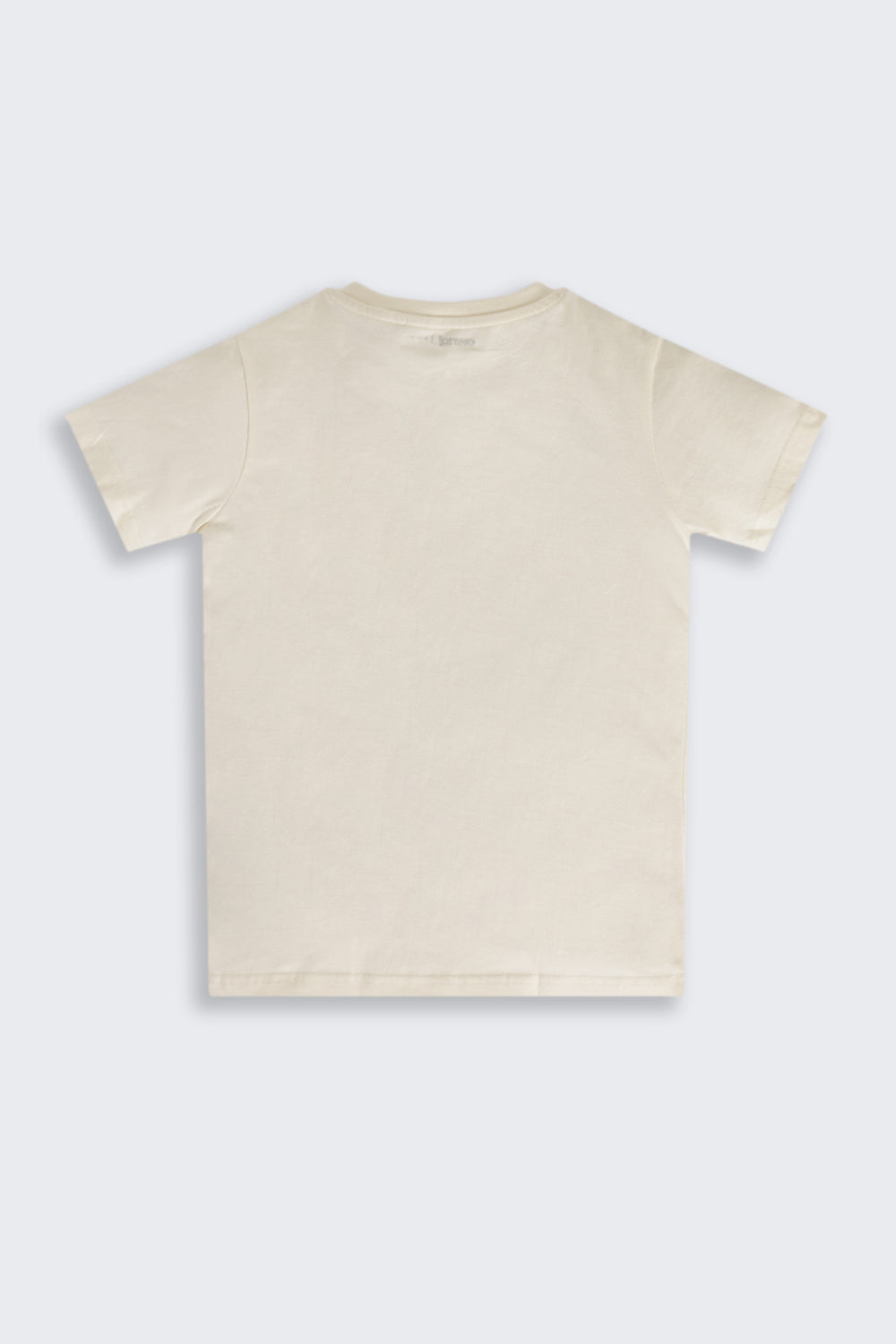 Cream Graphic Regular Fit T-Shirt For Tweens Boys - Image 3