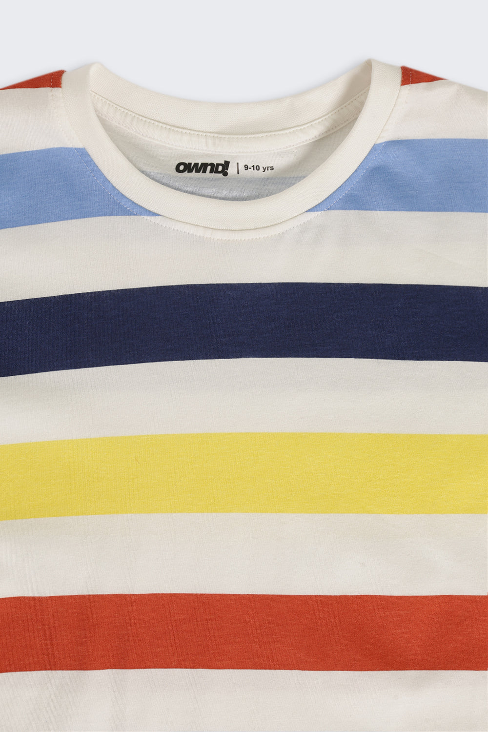 Multi Coloured Stripes Regular Fit T-Shirt For Tweens Boys - Image 5