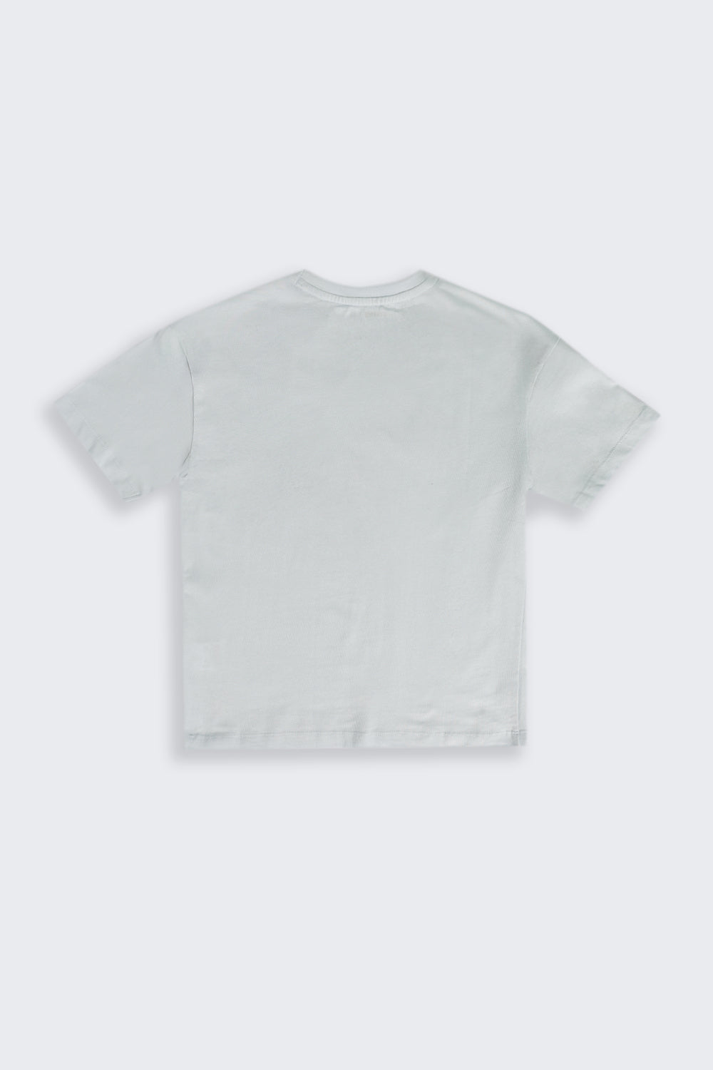 Light Blue Graphic Regular Fit T-Shirt For Tweens Boys - Image 3