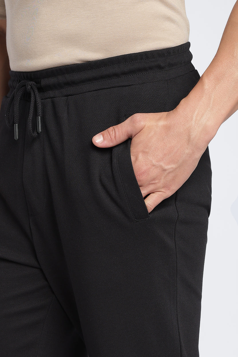 Black Relaxed Fit Jogger With 2 Pocket For Men - Image 3